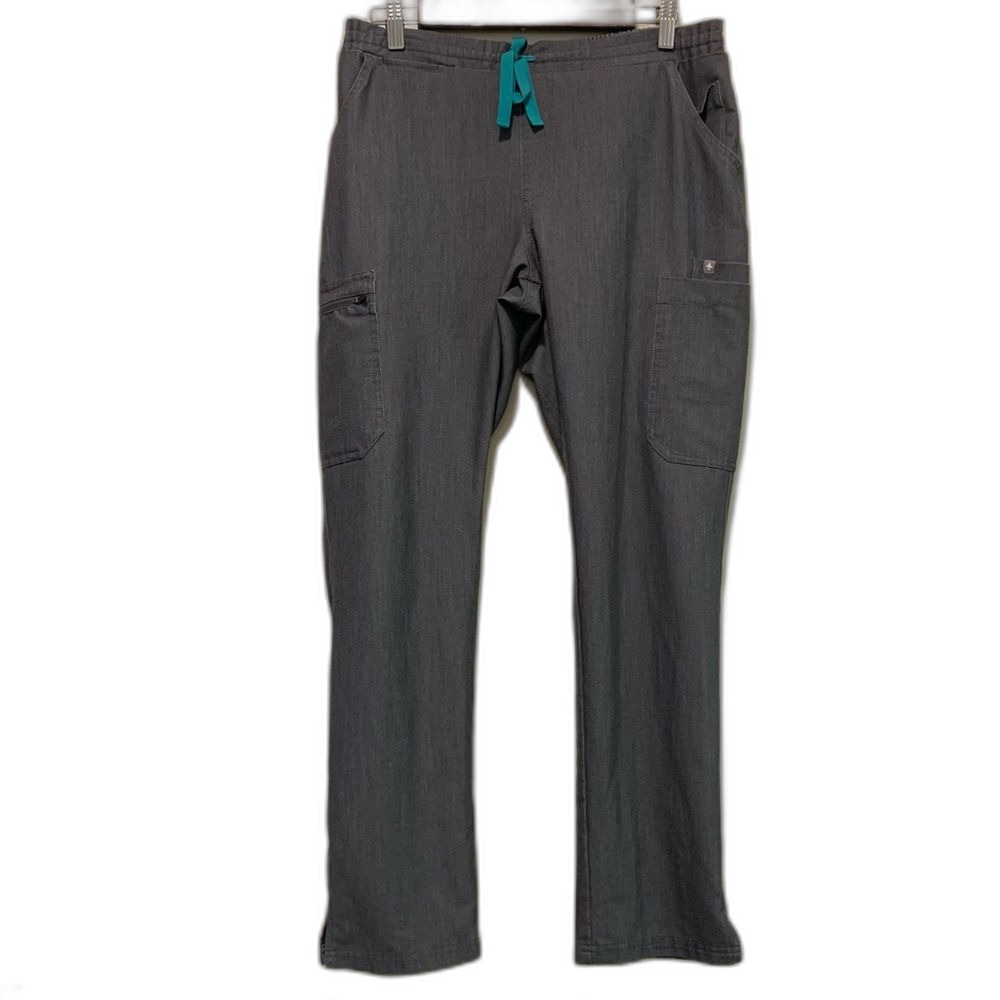 Figs Technical Collection Graphite Yola Skinny Scrub Pants size medium